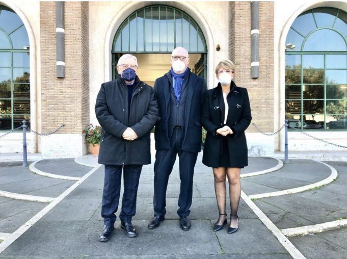 Dottor Salvatore Farina, dottor Roberto Pennacchio e la dottoressa Amelia Fontana