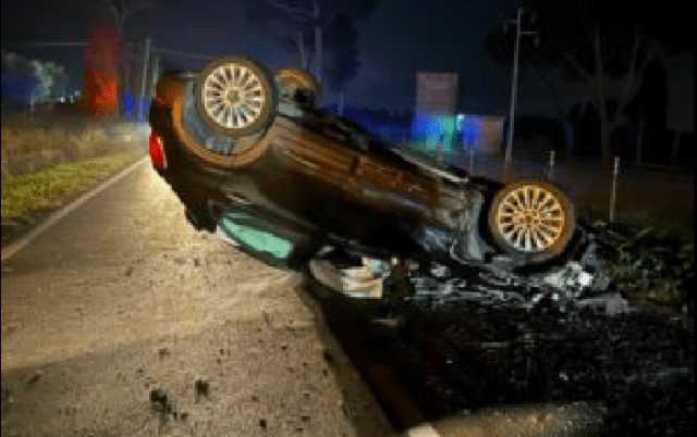 Incidente Via Cisternese Fiat Chevrolet