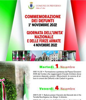 Priverno-celebrazioni 4 nov