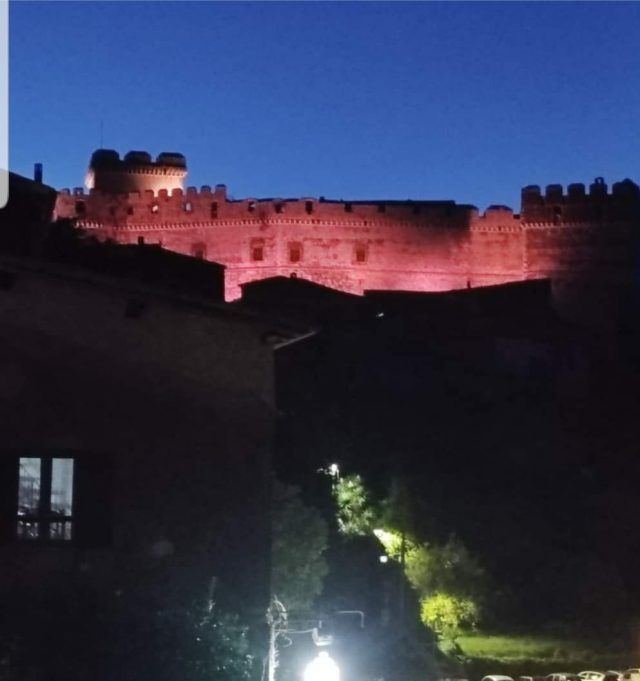 Sermoneta-Castello Caetani in Rosa
