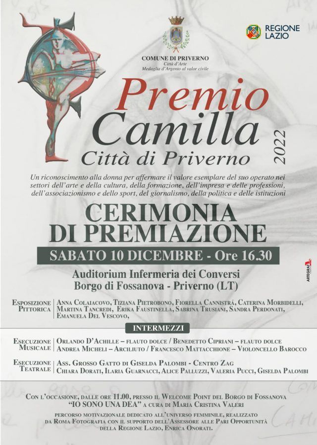 Priverno-Premio Camilla 2022