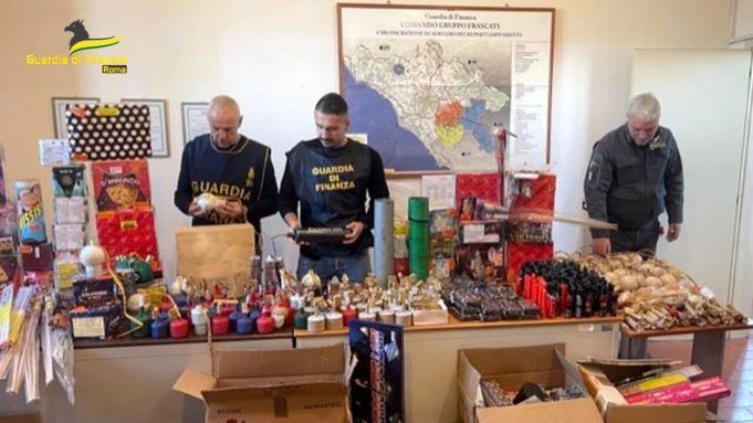 sequestro botti capodanno roma Latina
