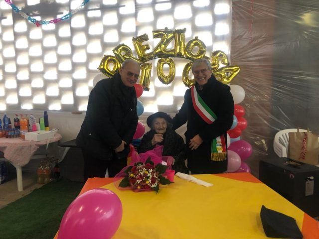 Sabaudia-100 anni Nonna Preziosa