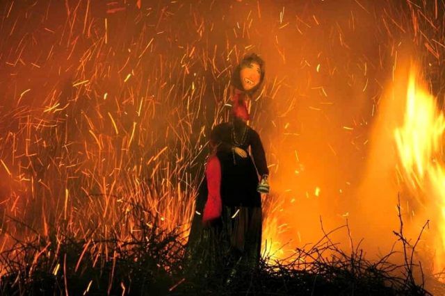 San Felice-befana falò