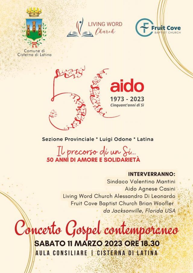 Cisterna-AIDO 50 anni