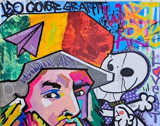 DG@RT - Leo cover graffiti
