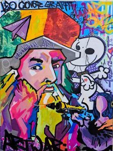 DG@RT - Leo cover graffiti