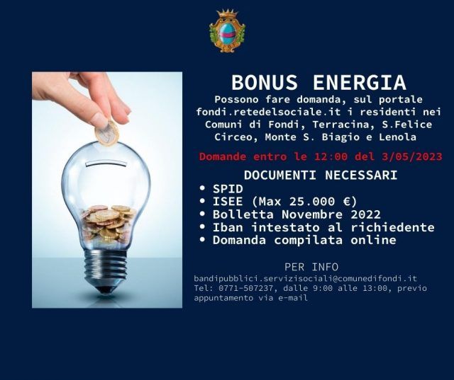 Fondi-bonus energia