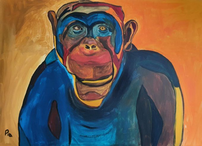Pia Dressler-Theis - Chimpanzee
