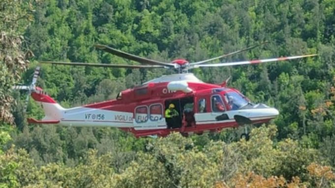 elicottero vigili del fuoco