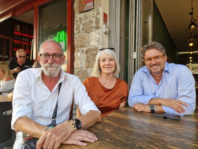 Da sinistra Angelo Tozzi, Fabiana Benetazzo e Marco Checchinato