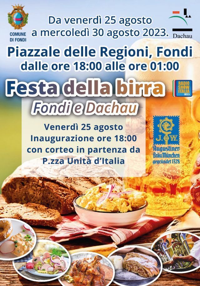 Locandina festa della birra