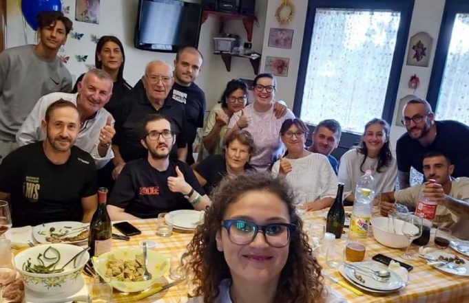 Marco Pannone festeggiato il ritorno a casa 18 10 2023 famiglia (1)