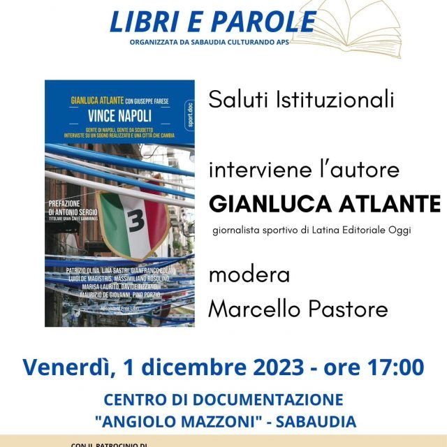 Sabaudia-libro Vince Napoli