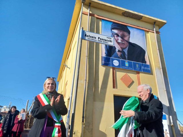 Viale Antonio Pennacchi Latina - intitolazione (1)