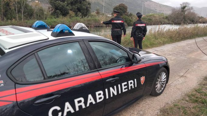 incidente di pesca carabinieri