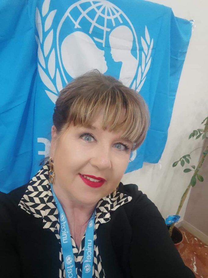 La Presidente del Comitato Provinciale di Latina per l'Unicef Michela Verga