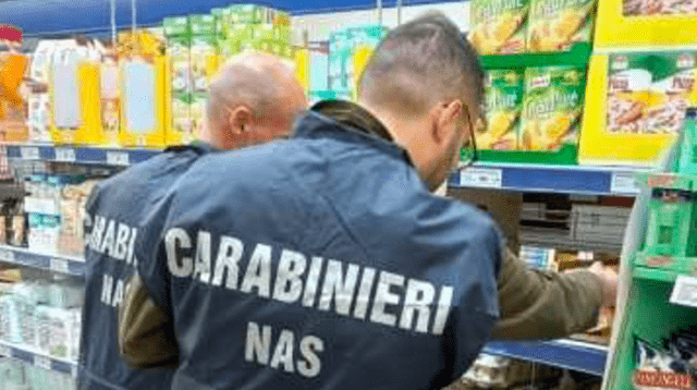 Nas carabinieri supermercato