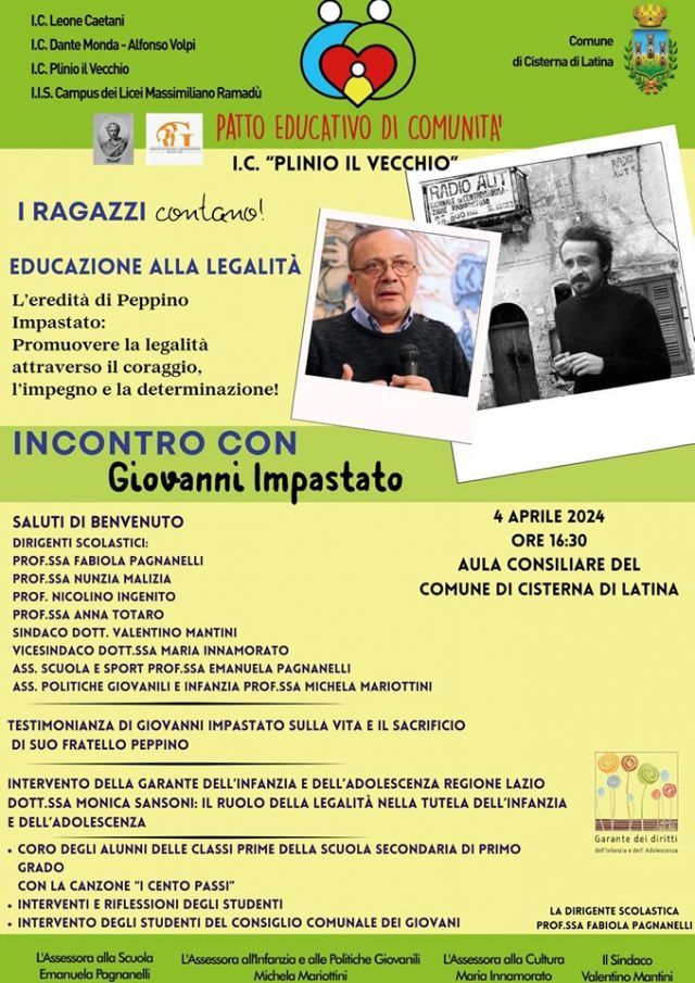 Cisterna-incontro Impastato