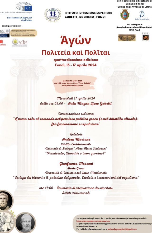 Fondi-Gobetti gara greco