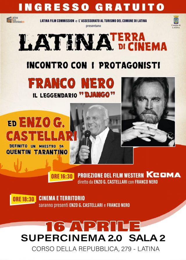 Latina-incontro Franco Nero