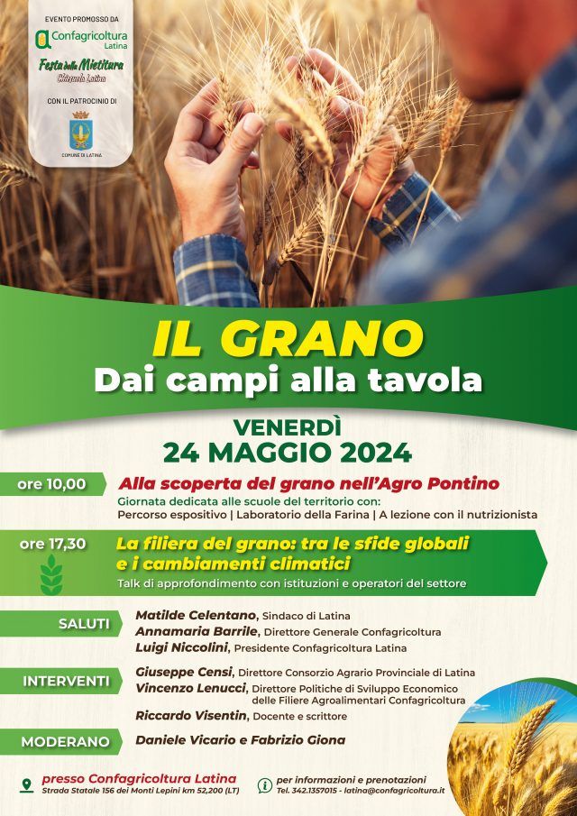 Latina-convegno grano