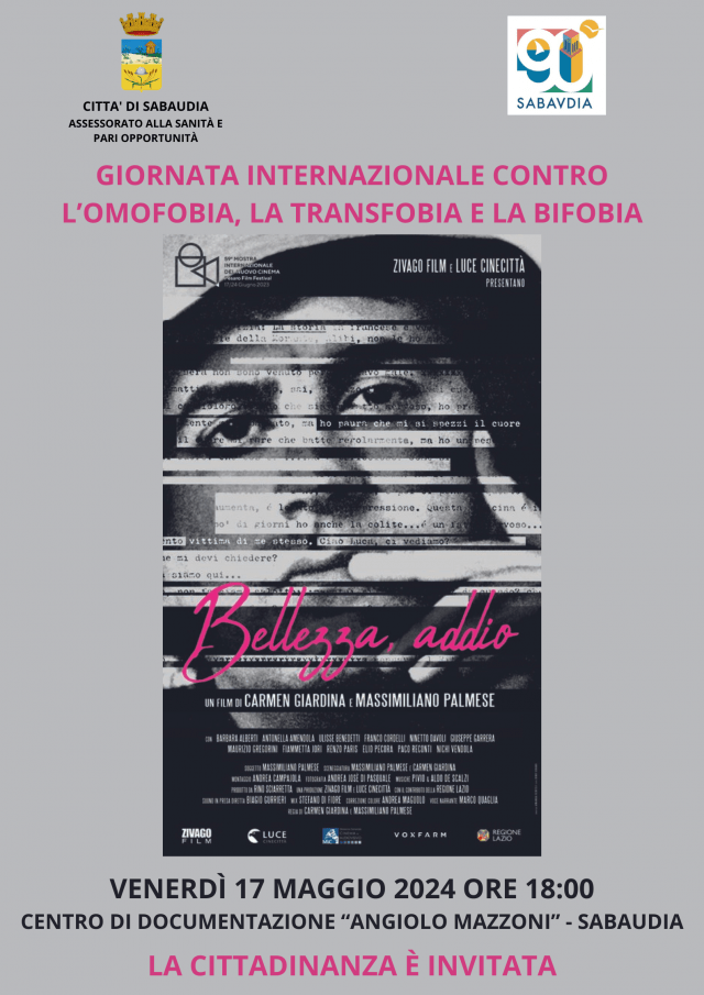 Sabaudia-Giornata contro Omofobia
