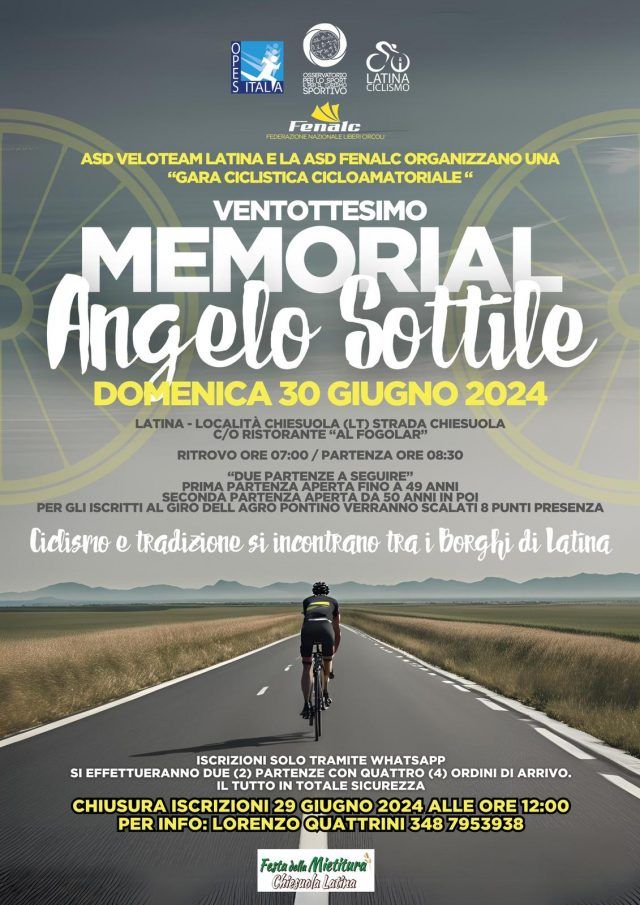 Chiesuola-ciclismo memorial Sottile