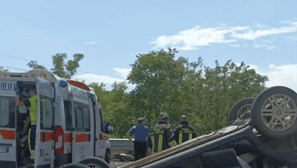 incidente sr 156 Monti Lepini