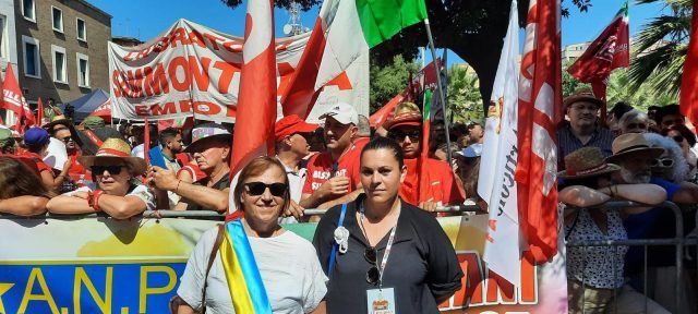 Latina-Schintu Maracchioni manif CGIL