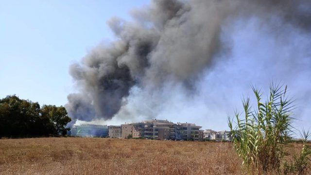 Sabaudia-incendio Via Belgio