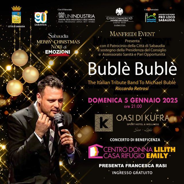 Sabaudia-concerto Bublè