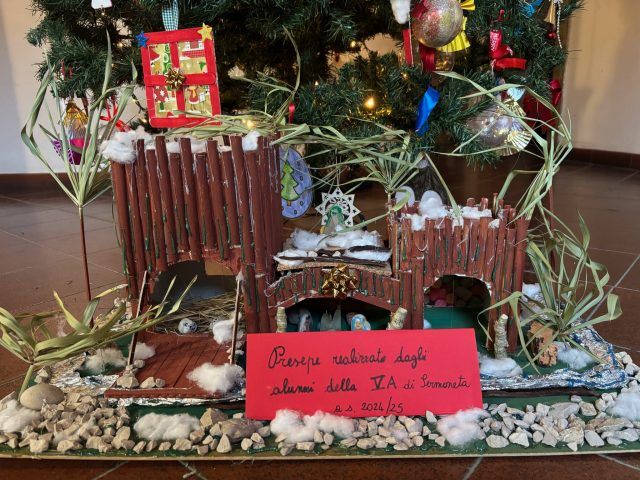 Sermoneta-presepio scuola