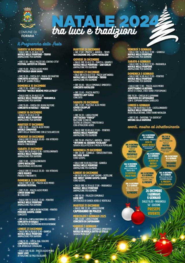 fORMIA-Natale eventi