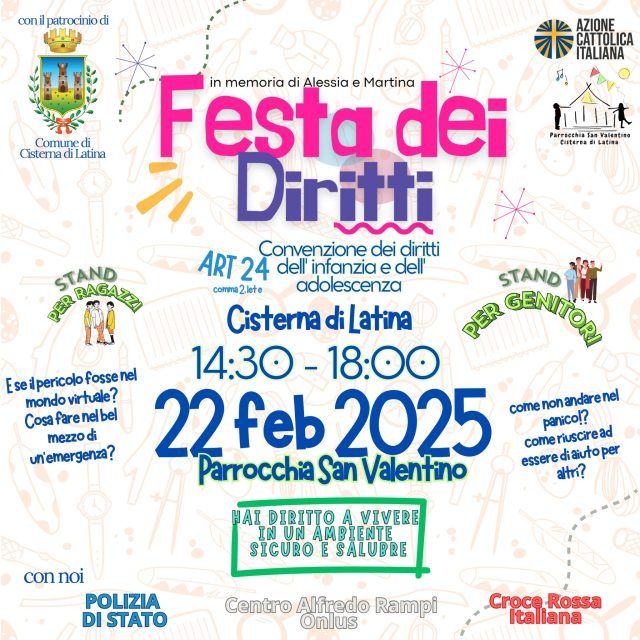 Cisterna-Festa diritti