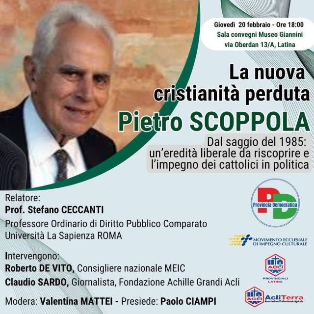 Latina-conferenza cattolici politica