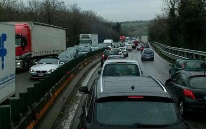 pontina traffico
