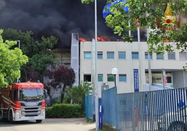 Incendio-universita-Tuscia-Viterbo