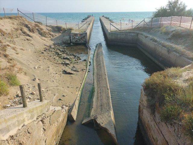 Sabaudia-canale Bufalara sponda