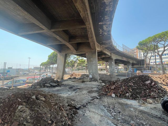 Formia-ponte tallini lavori