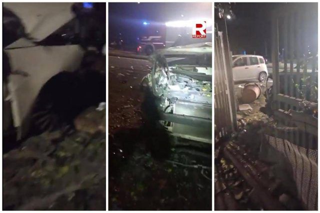 Report, il video dell’auto di Ranucci dopo l’esplosione dell’ordigno a Campo Ascolano