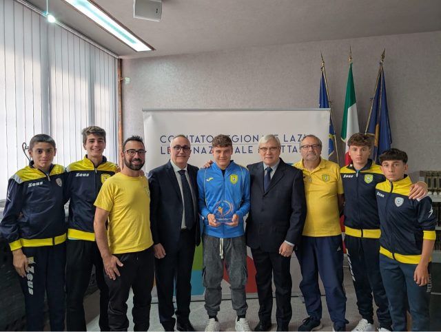 Sabaudia-premiazione calcio giovanile