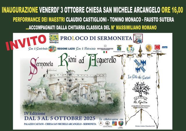 Sermoneta-acquerello Rioni