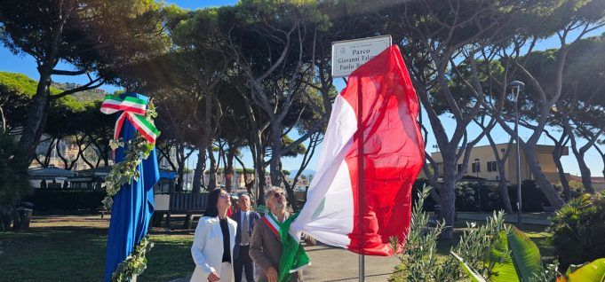 Terracina-intitolazione Parco Falcone Boorsellino