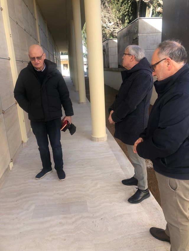 Sabaudia-cimitero benedizione loculi