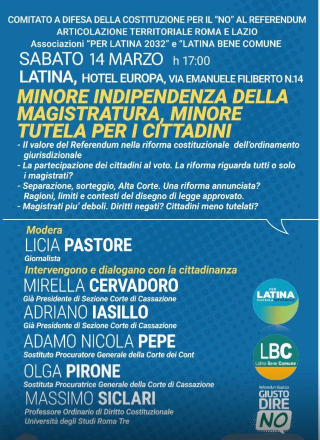 evento 14 marzo