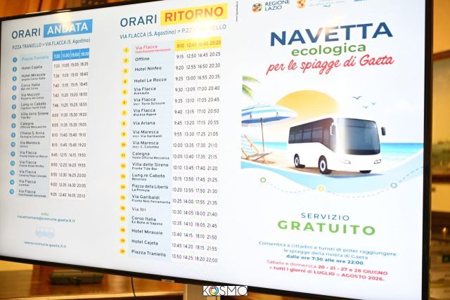 Gaeta-navetta mare orari