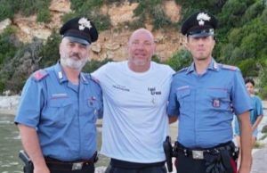 Nuoto di gran fondo, il Carabiniere Fabio Latanza al primo posto nella Ponza-Circeo