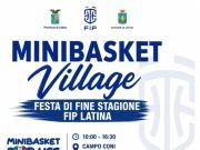 Latina, festa del minibasket provinciale: il 6 giugno più di 450 atleti a Borgo Sabotino