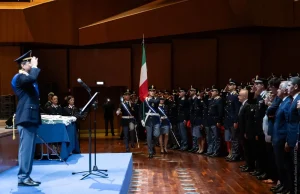 Giuramento a Roma per 275 commissari di Polizia, cerimonia con Pisani e Piantedosi